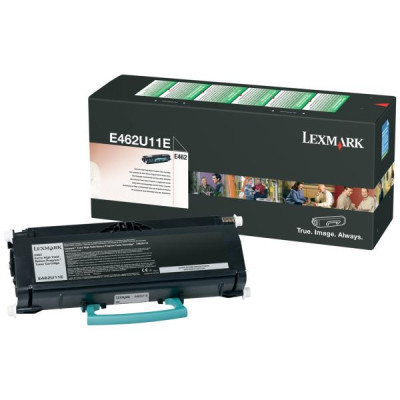 Lexmark E462U11E, originálny toner, čierny