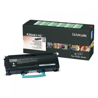 Lexmark X264A11G, originálny toner, čierny