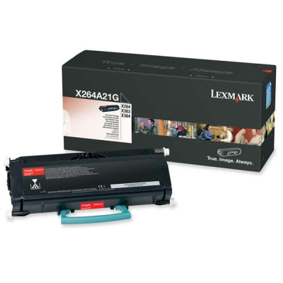 Lexmark X264A21G, originálny toner, čierny