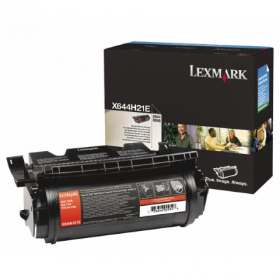 Lexmark X644H21E, originálny toner, čierny