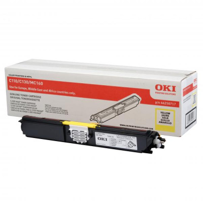 Oki C110 (44250717), originálny toner, žltý