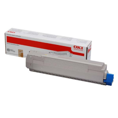 Oki MC851 (44059165), originálny toner, žltý