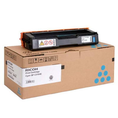 Ricoh 406349, originálny toner, azúrový