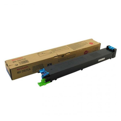 Sharp MX-31GTCA, originálny toner, azúrový